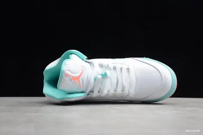 Cheap TBkick Jordan Light 5 Aqua Air GS 440892-100 0530